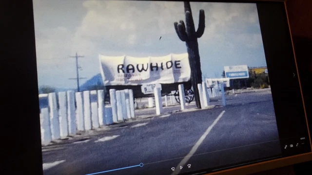 Carrete de película casera raro vintage Super 8 escena del desierto de Arizona suroeste de EE. UU. U325