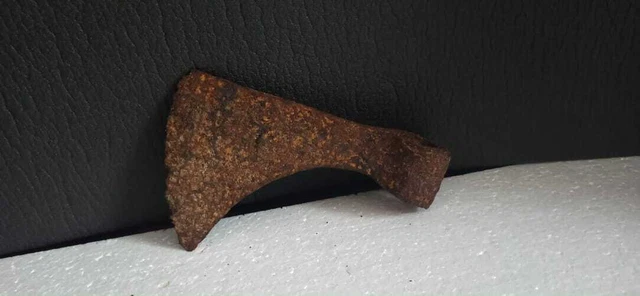 Unique Ancient Viking Battle Axe 9-10 AD Kievan Rus-Rare Iron Authentic Axe 18cm
