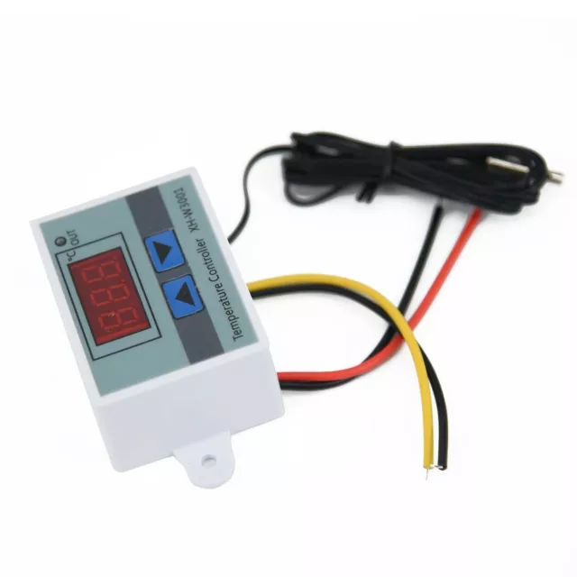 Termostato Digitale Regolatore Di Temperatura Con Sonda -50-110℃ 12V / 220V 10A