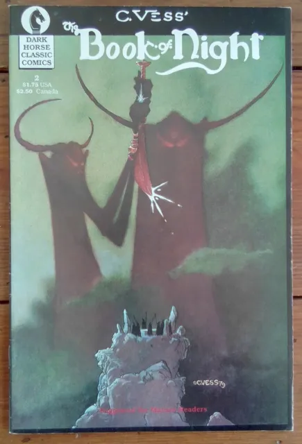 The Book Of Night 2, Charles Vess, Dark Horse Comics, August 1987, Fn/Vf
