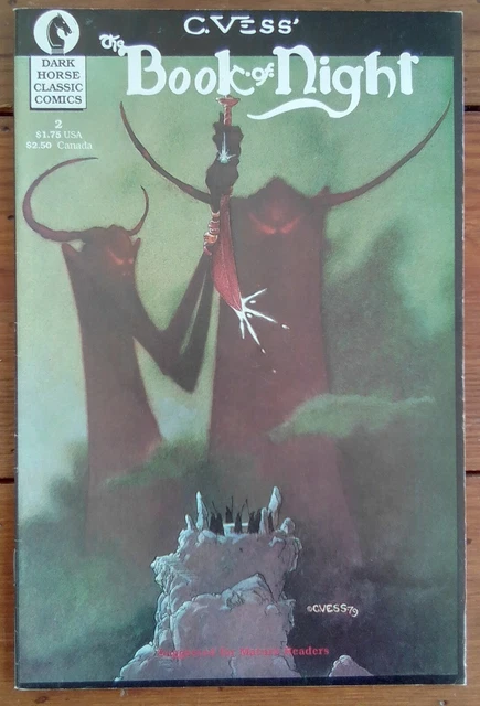 The Book Of Night 2, Charles Vess, Dark Horse Comics, August 1987, Fn/Vf