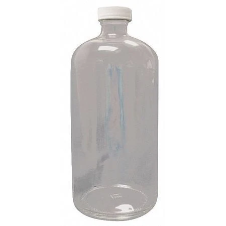 Lab Safety Supply 52Jz42 Bottle,Narrow Mouth,112Mm H,4 Oz.,Pk24