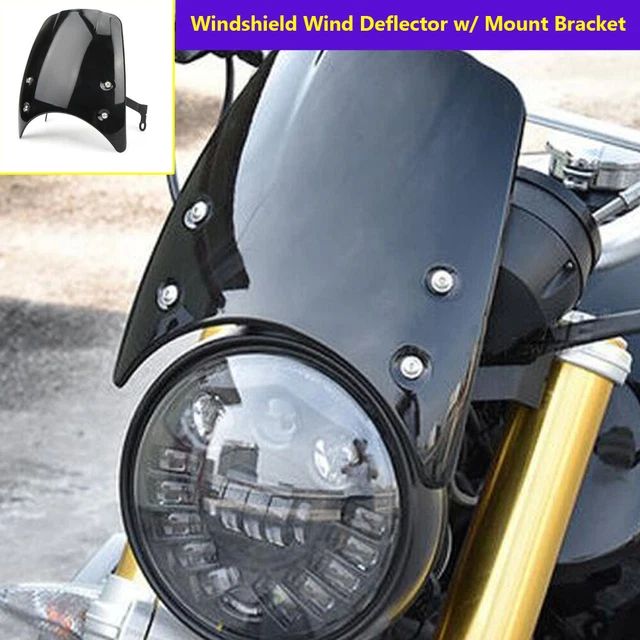 Motorcycle Front Headlight Fairing Windshield Windscreen Protect Cover Assembly