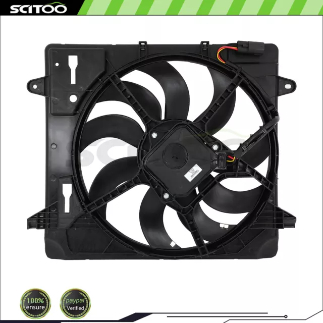 FOR 2012 13 14 15 16 17 2018 Jeep Wrangler Radiator Cooling Fan