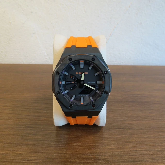 G shock orange and black shop