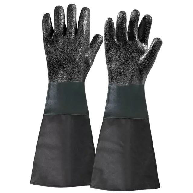 PAR DE GUANTES PARA CHORREADORA, GUANTES ARENADORA 60 cm largo - 2285