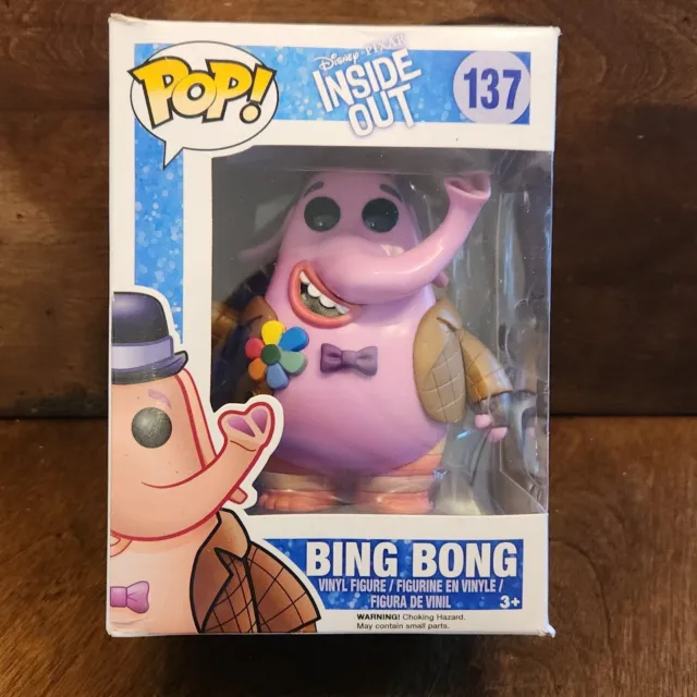 Funko Pop Disney Pixar's Inside Out Bing Bong #137 Elephant Pink Figure