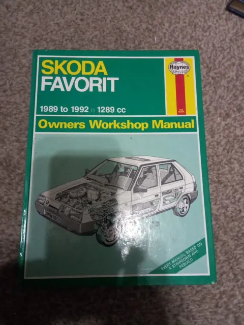 Haynes Workshop  Manual 1801 Skoda Favorit 1989-1992 1289Cc Free Postage