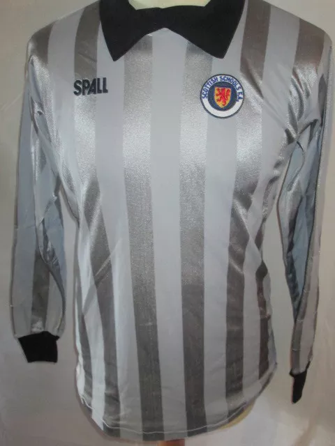 Scotland Schools FA Match Worn Goalkeeper 1985 Football Shirt with COA /9675