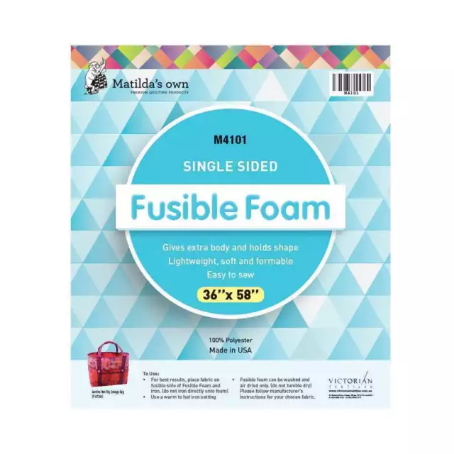 Matildas Own Fusible Single Sided Foam 36 x 58 Inch