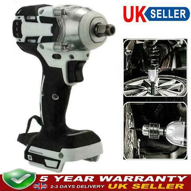 1000 NM BRUSHLESS High Torque Impact Wrench 18 Volt Bare For Makita