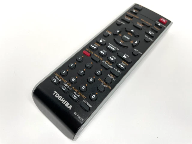 Toshiba SE-R0220 TV/DVD/VCR Combo Remote Control **TESTED** original factory oem