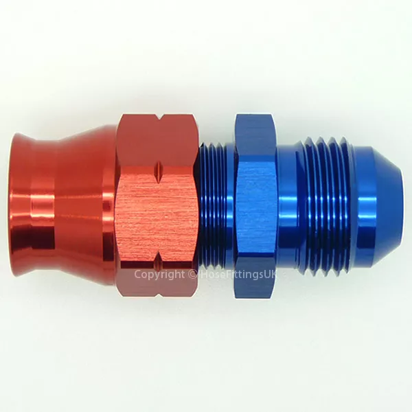 AN-4 Straight MALE to 1/4 6.3mm HARDLINE TUBE Compression Pipe Fitting Adapter