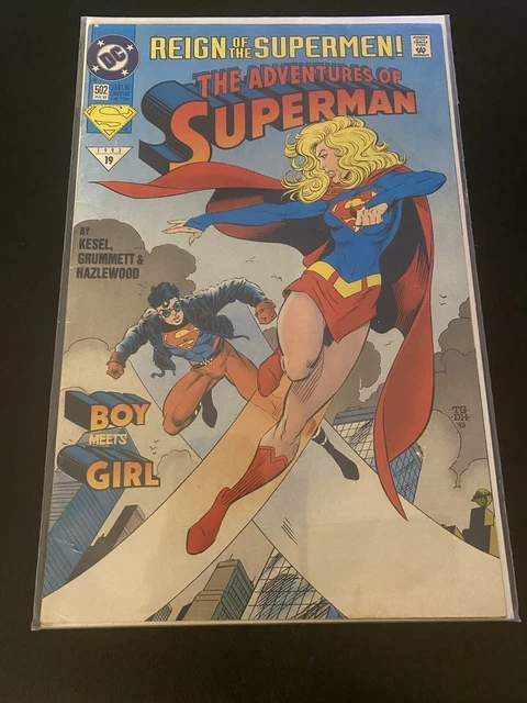 Dc Comics The adventures of Superman #502 (1993 #19) Reign of the Supermen