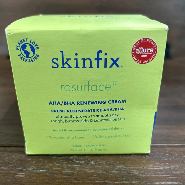 SKINFIX RESURFACE AHA/BHA Renewing Body Cream 10 fl oz New in Box 30.