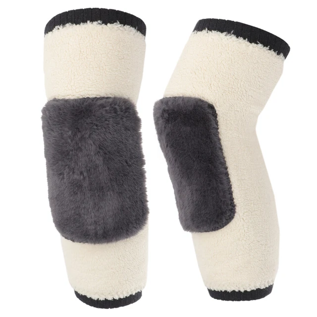 Peluche Ginocchiali Scaldagambe Donna Inverno Manica Gambe Riscaldatore Donna