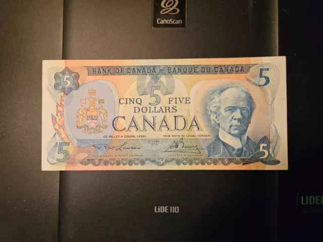 1979 $5 Dollar Bank of Canada Banknote 30035952524 EF 40 Crisp