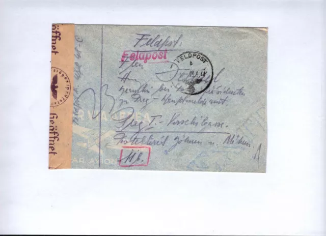 FP B&M 25.9.44 von FPN 47248 OLt. K. JELINEK an Anny JELINEK bei Polizei _6v6_30