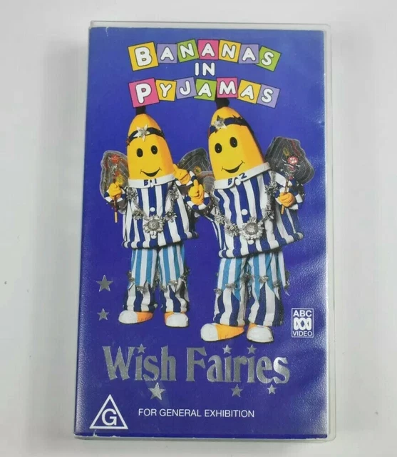 BANANAS IN PYJAMAS Wish Fairies VHS Tape 90s ABC Video Kids Childrens