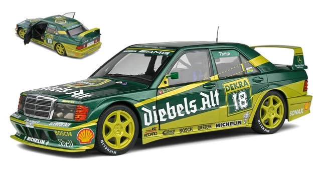 S124 Evo2 MERCEDES 190E 16V Evo2 Team Zakspeed #18 DTM Season 1992 K. Thiim 1:18 ...