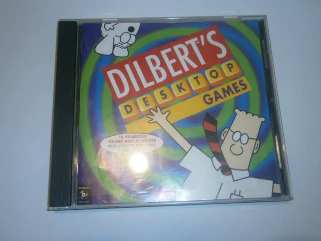 Dilbert's DESKTOP GAMES - 1997 - PC CD-ROM GAME - WINDOWS ARCADE - FREE POSTAGE