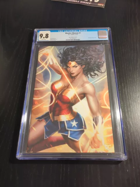 Wonder Woman #1 Cgc 9.8 Virgin Ariel Diaz Exclusive