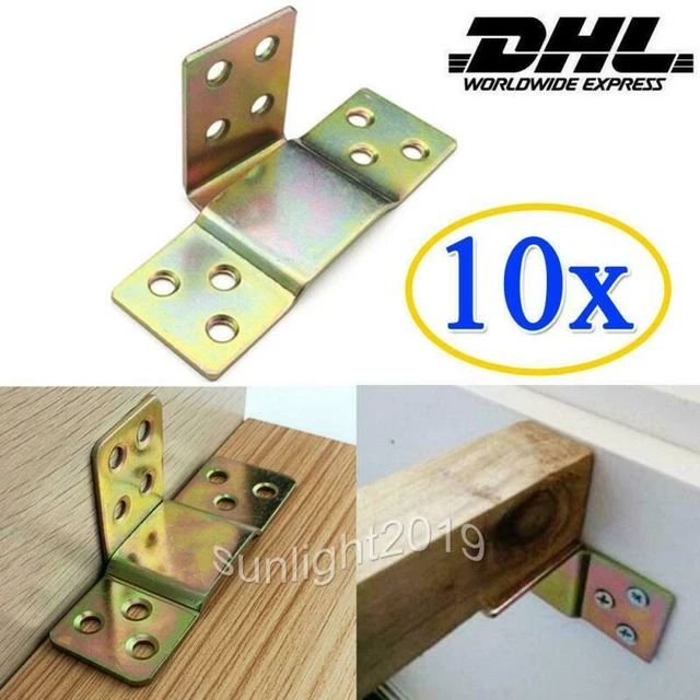 100 Stück Möbelverbinder - Eckverbinder Für Schränke & Regale