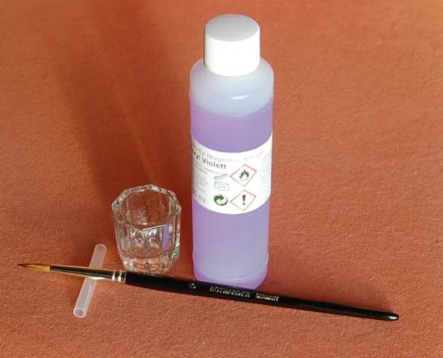 Acryl Liquid mit Sunblocker 100 ml und 1 Pinsel und 1 Gläschen