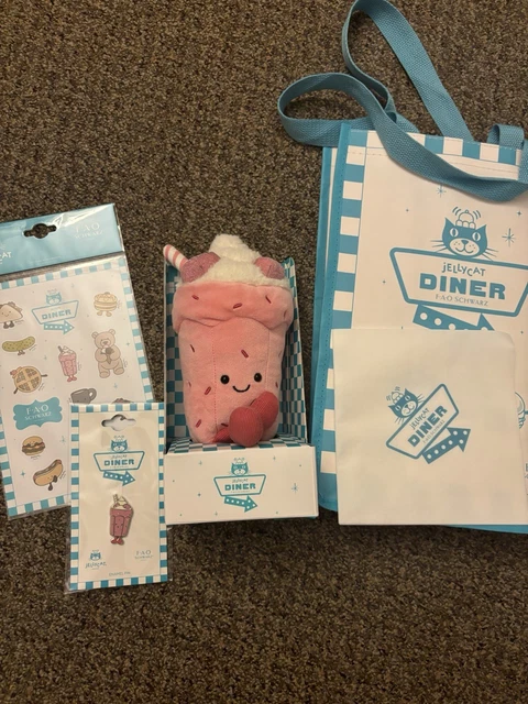 NYC BUBBECA JELLYCAT - Milkshake - Authentic with Tags and