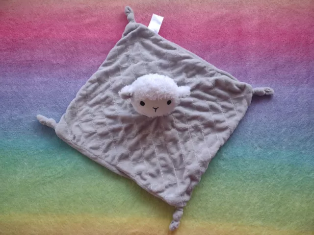 ANKO KMART LAMB Sheep Grey White Baby Comforter Security Blanket Soft Toy Lovey 29.00 PicClick AU