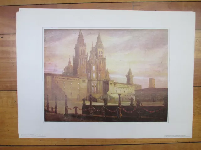 Laminas de PINTURA DE SANTIAGO DE COMPOSTELA 6 láminas año compostelano 1982 la 3