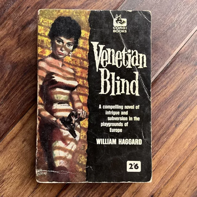 Venetian Blind - William Haggard - 1960 Corgi 1st Printing Vintage Paperback