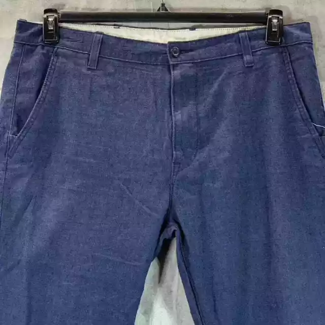 LEVI'S Men's Navy Chambray Regular-Fit Chino Jogger Pants SZ 36X32 3