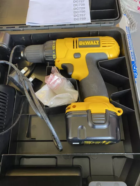 DeWalt DC727KA Cordless Drill Nearly New