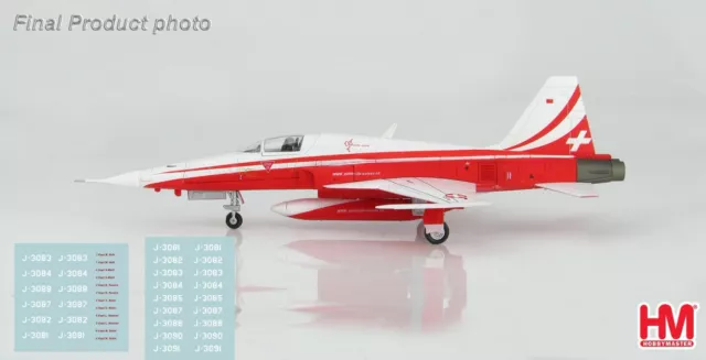 Northrop F-5E Tiger II Patrouille Suisse Swiss Air Force 2021 Hobbymaster HA3361 2