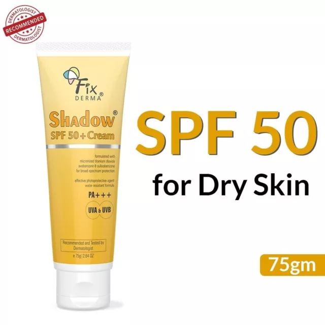 1 paquete de protector solar Fix derma Shadow SPF 50+ en crema para piel... 2