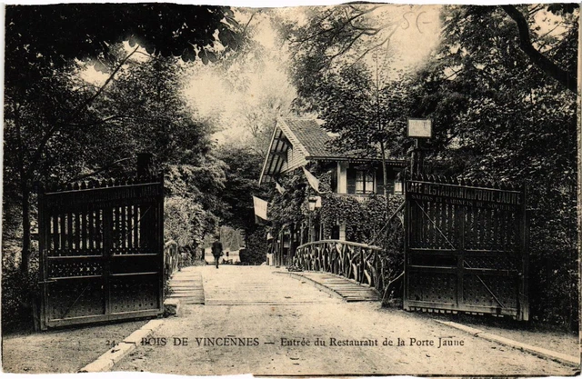 CPA Bois de Vincennes - Entree du Restaurant de la Porte Jaune (259952)