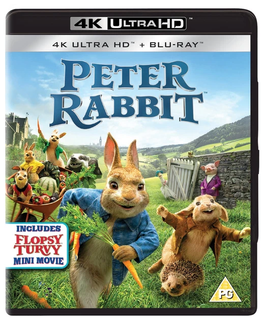 PETER RABBIT (4K UHD Blu-ray) Domhnall Gleeson Rose Byrne Sam Neill £23 ...