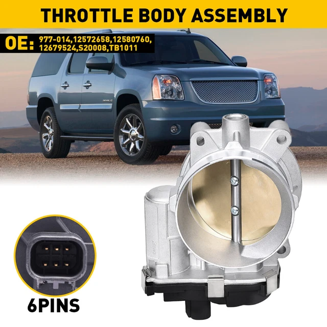THROTTLE BODY FOR Chevrolet Silverado Suburban Avalanche 5.3L 6.0L 2007