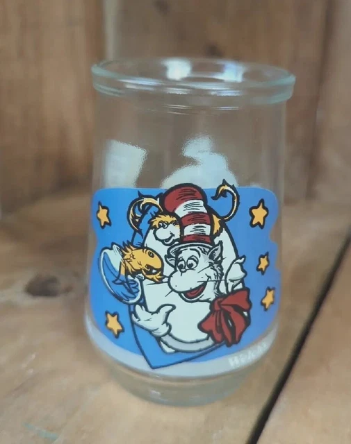 Vintage 1996 WELCH’S Jelly Glass Dr. Seuss No. 6 Cat In The Hat, Norval & Friend