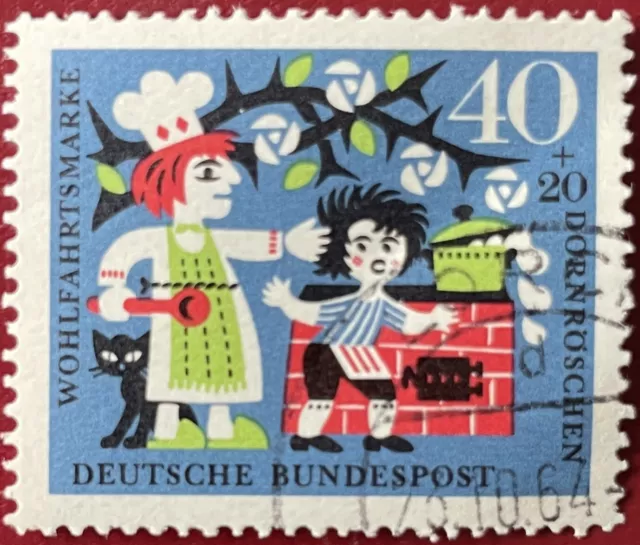 🇩🇪 BRD Bund Michel Nr. 450 Gestempelt und mit Originalgummierung (1964)