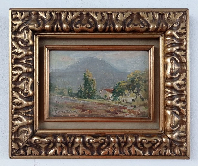 Roul Viviani, olio su tavola