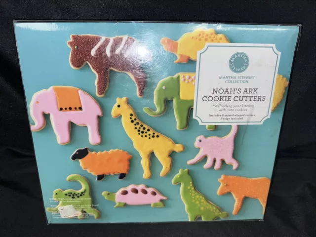 Martha Stewart Noah's Ark Cookie Cutters NEW from Macy’s Collection Set Of 6