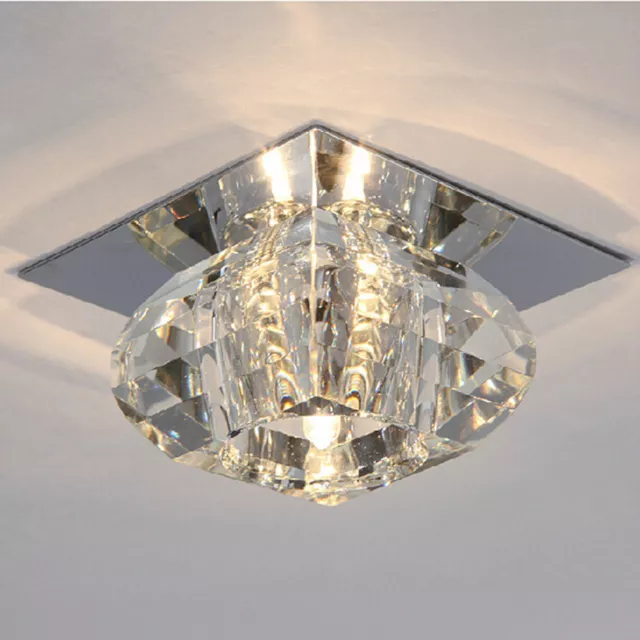 Modern Chandelier LED Crystal Ceiling Pendant Lamp Fixture Home Decor Lamp