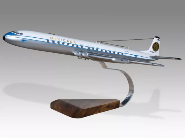 De Havilland Comet 4 Mexicana Solid Mahogany Wood Handmade Desktop Model