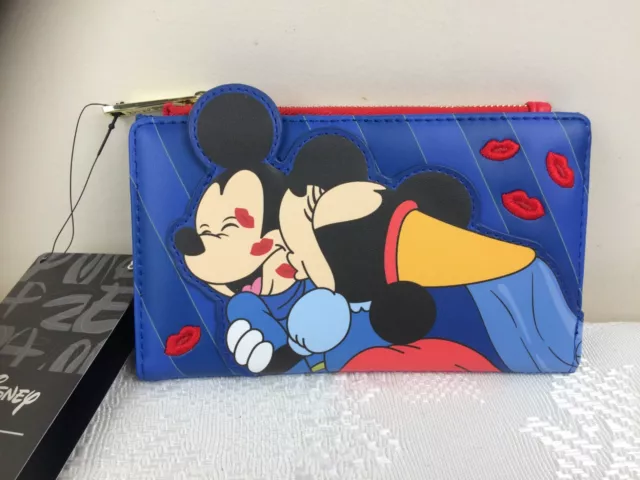 Loungefly Disney  Mickey & Minnie Mouse Brave Little Tailor Purse wallet Vegan