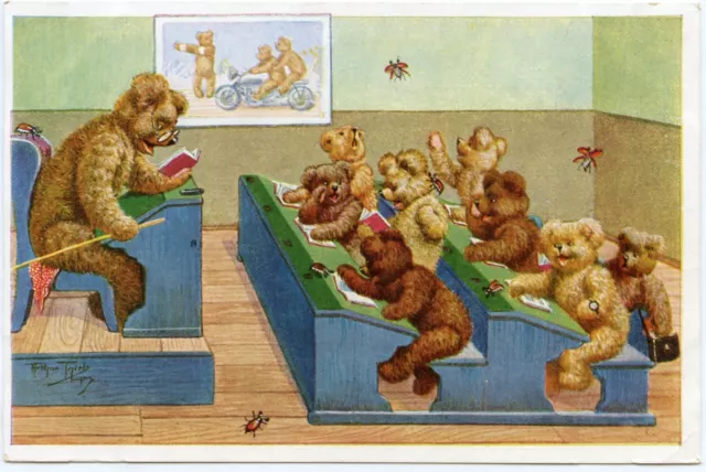 ARTHUR THIELE. OURS HUMANISéS. SCHOOL. HUMANIZED BEARS.