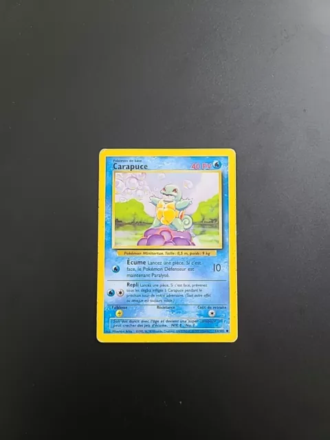 Carte Pokémon Carapuce 63/102 Wizards Set De Base