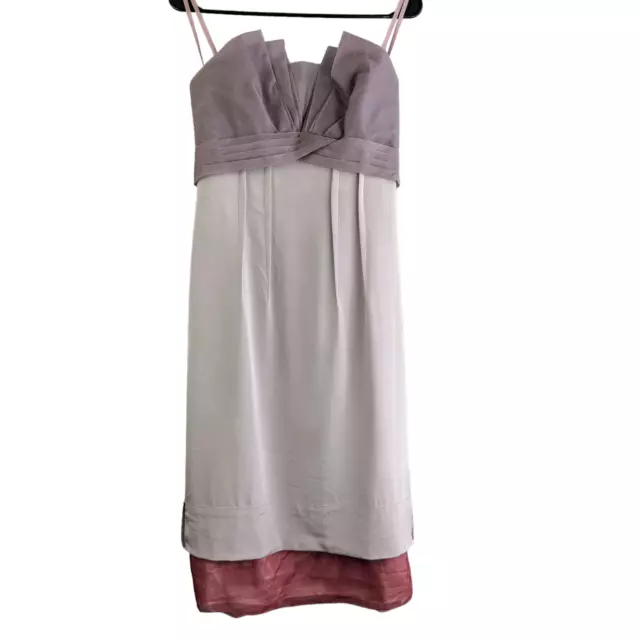 BCBG MAXAZRIA RUNWAY Purple Strapless Dress Size 6 $55.00 - PicClick