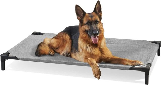 COOLAROO Cooling Elevated Dog Bed PRO Standard, Fits in 48In Crate, Easy Assembl